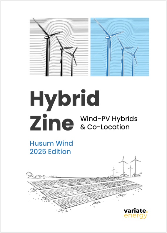 Hybrid Zine Cover - Husum Wind 2025 Edition on Wind-PV-Hybrids and Co-location